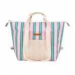 Picnic Cooler Bag | Box | Pink + Green Stripe Picnic Cooler Bag | Box | Pink + Green Stripe